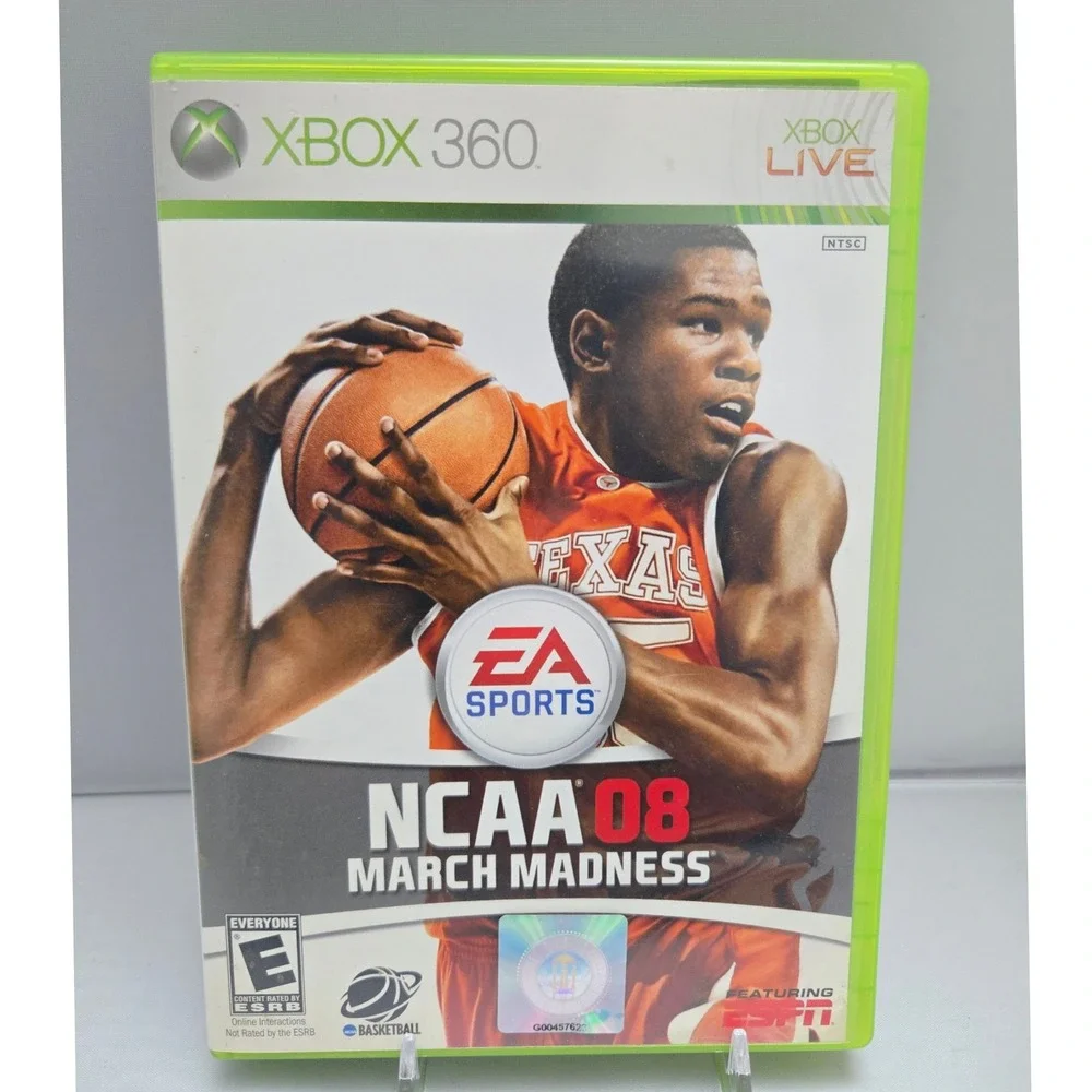 NCAA 08 March Madness - Microsoft Xbox 360 - Complete CIB W/‎ Manual Tested